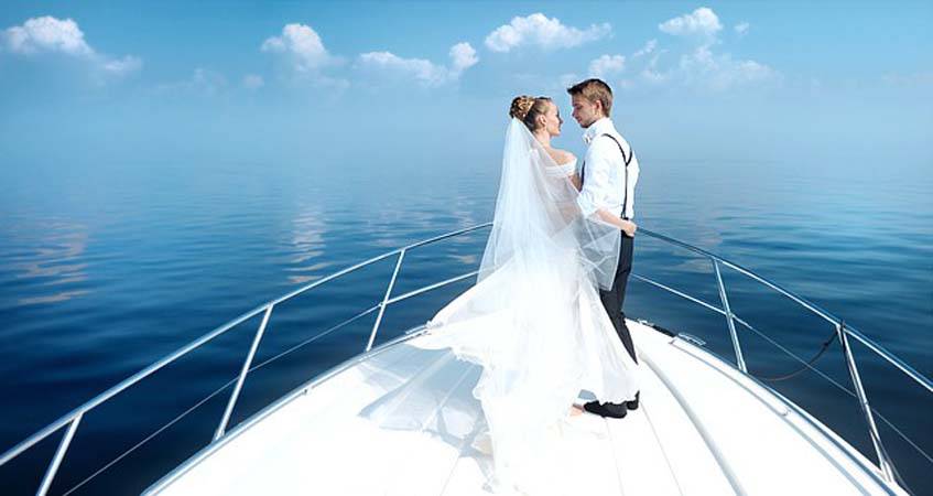 Свадьба на корабле Киев